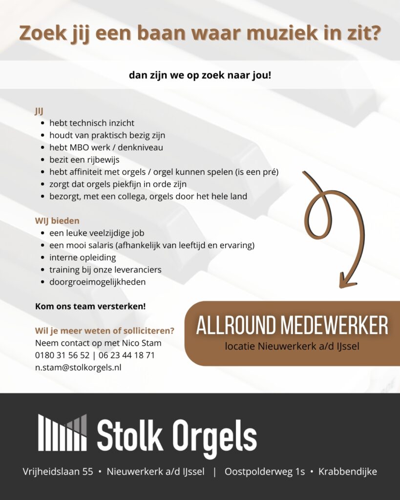 Vacature allround medewerker