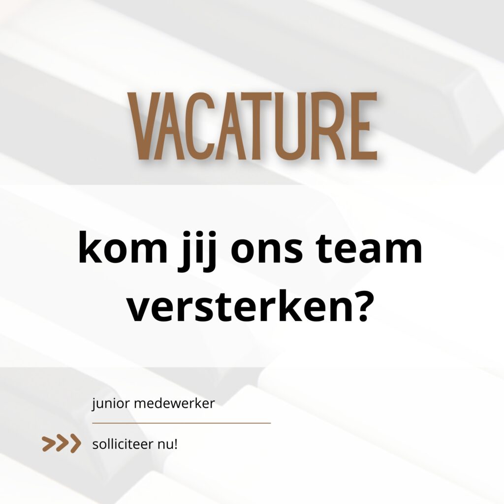 Vacature bij Stolk Orgels!