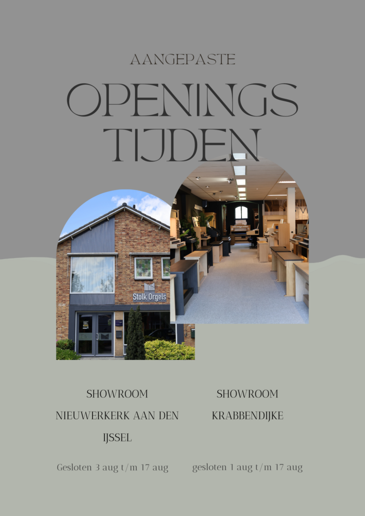 Gewijzigde openingstijden